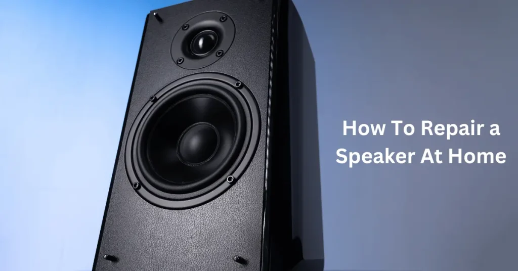 how to fix a speaker with no sound
